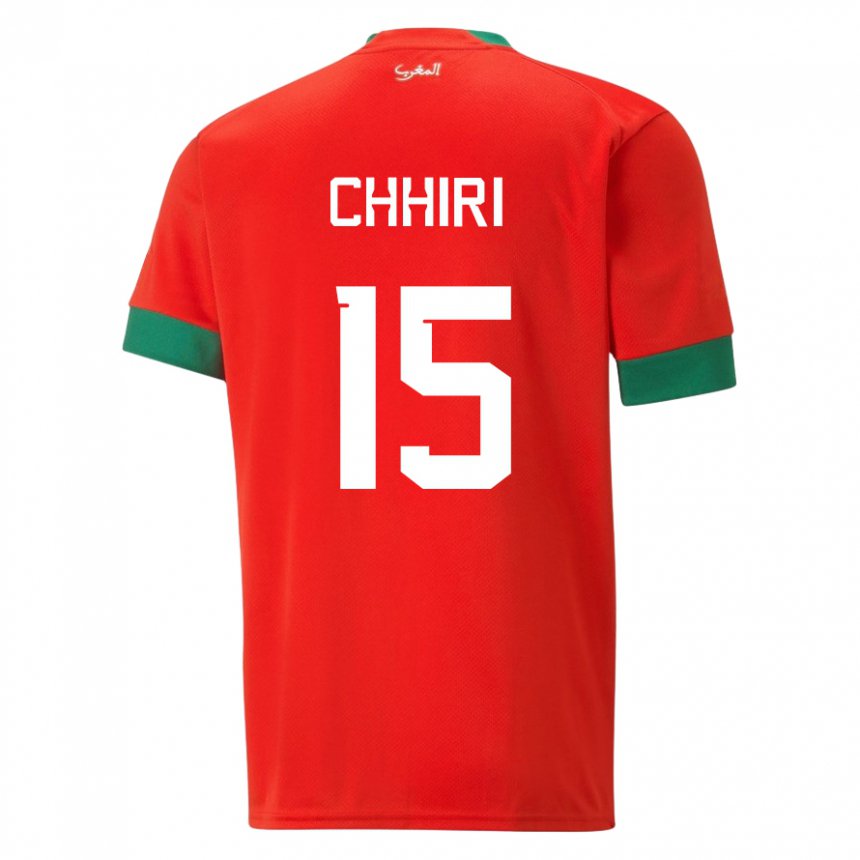 Damen Marokkanische Ghizlane Chhiri #15 Rot Heimtrikot Trikot 22-24 T-shirt Österreich