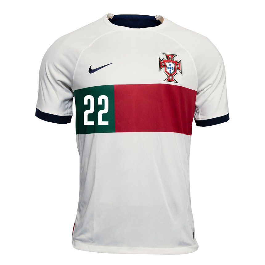 Damen Portugiesische Rute Costa #22 Weiß Auswärtstrikot Trikot 22-24 T-shirt Österreich
