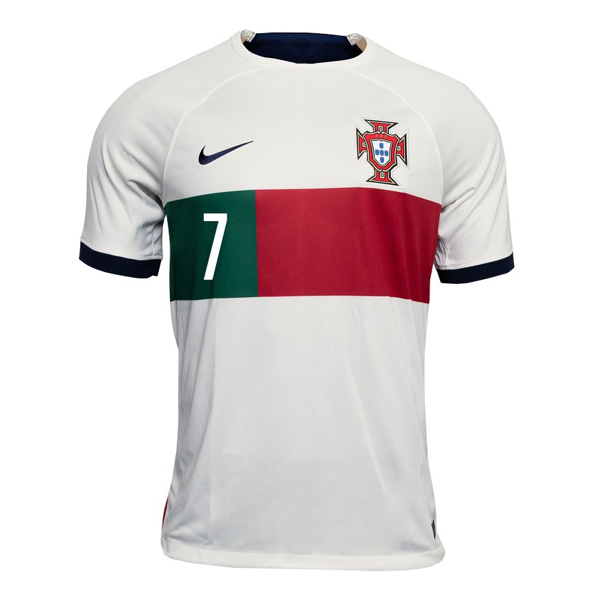 Damen Portugiesische Fabio Carvalho #7 Weiß Auswärtstrikot Trikot 22-24 T-shirt Österreich