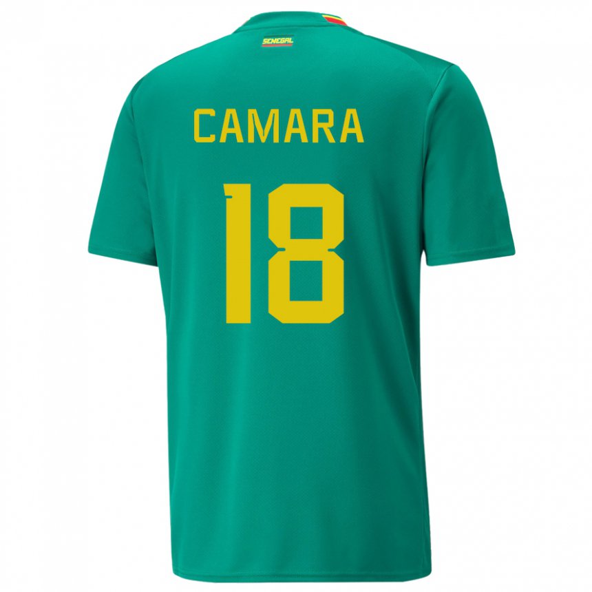 Damen Senegalesische Meta Camara #18 Grün Auswärtstrikot Trikot 22-24 T-shirt Österreich