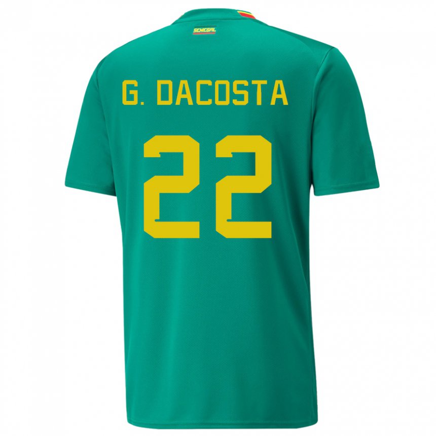 Damen Senegalesische Gladys Irene Dacosta #22 Grün Auswärtstrikot Trikot 22-24 T-shirt Österreich