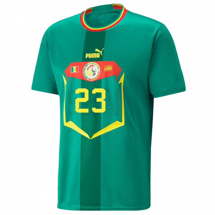 Damen Senegalesische Astou Ngom #23 Grün Auswärtstrikot Trikot 22-24 T-shirt Österreich
