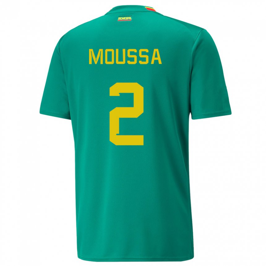 Damen Senegalesische Moussa N Diaye #2 Grün Auswärtstrikot Trikot 22-24 T-shirt Österreich