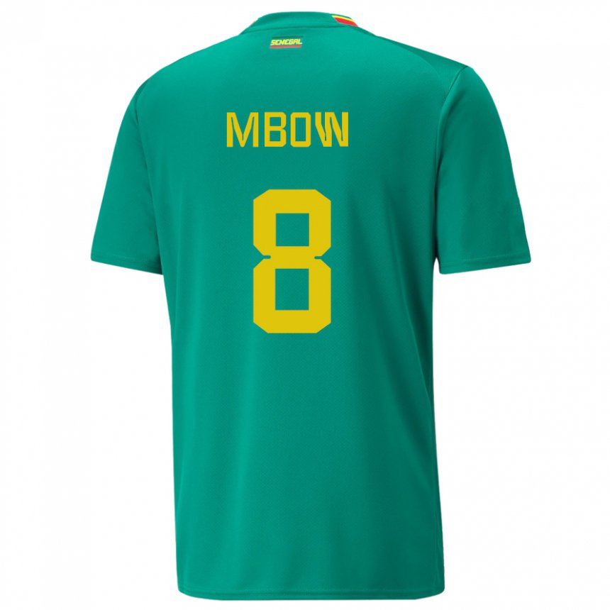 Damen Senegalesische Mamadou Mbow #8 Grün Auswärtstrikot Trikot 22-24 T-shirt Österreich