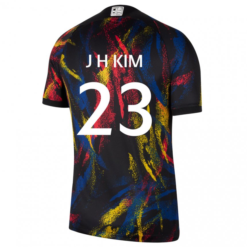 Damen Südkoreanische Kim Jung Hoon #23 Mehrfarbig Auswärtstrikot Trikot 22-24 T-shirt Österreich