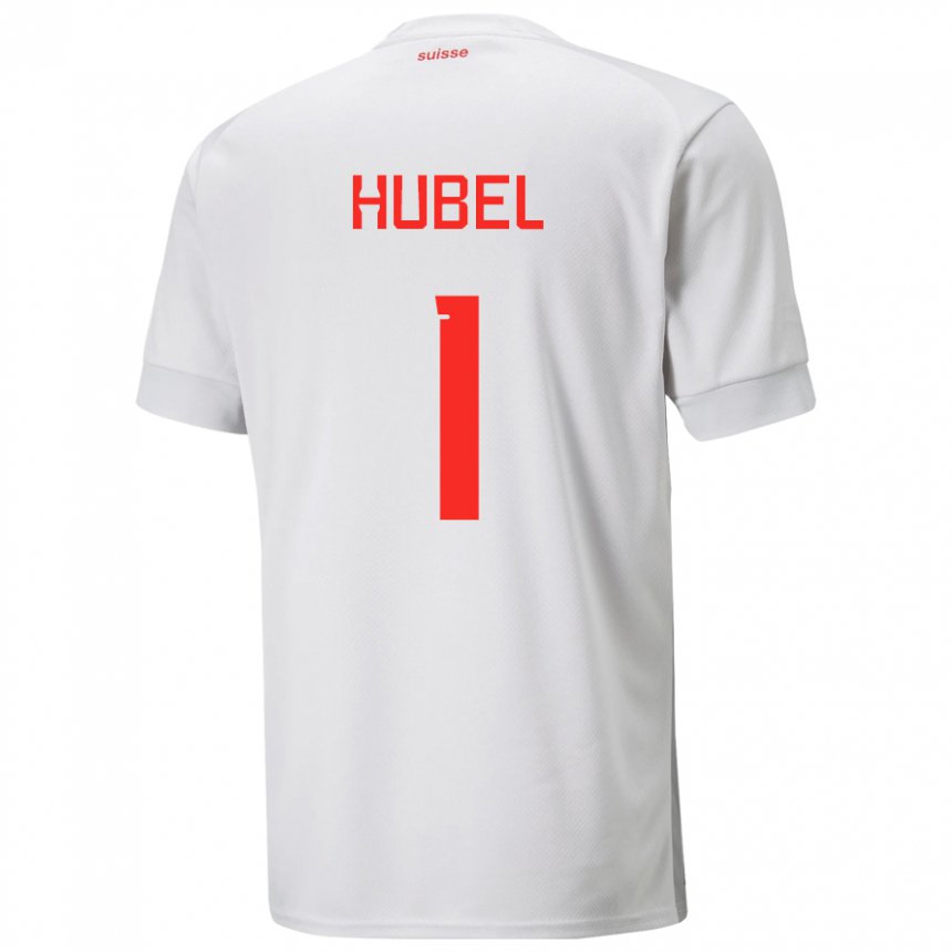 Damen Schweizer Marvin Hubel #1 Weiß Auswärtstrikot Trikot 22-24 T-shirt Österreich