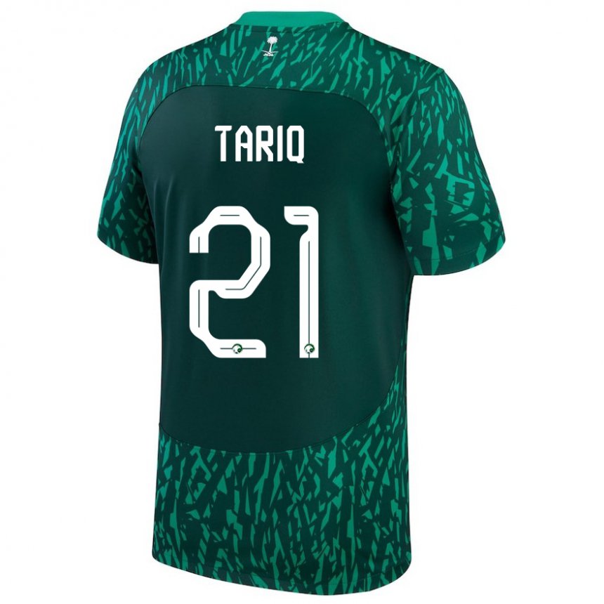 Damen Saudi-arabische Juri Tariq #21 Dunkelgrün Auswärtstrikot Trikot 22-24 T-shirt Österreich