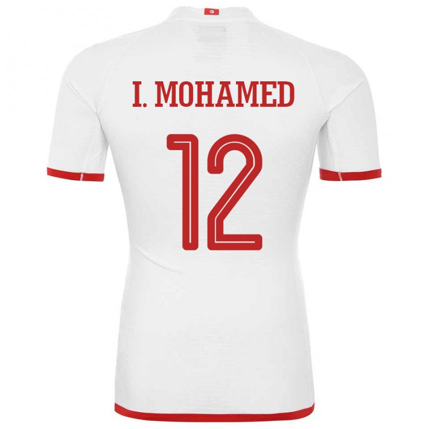 Damen Tunesische Ibtissem Ben Mohamed #12 Weiß Auswärtstrikot Trikot 22-24 T-shirt Österreich