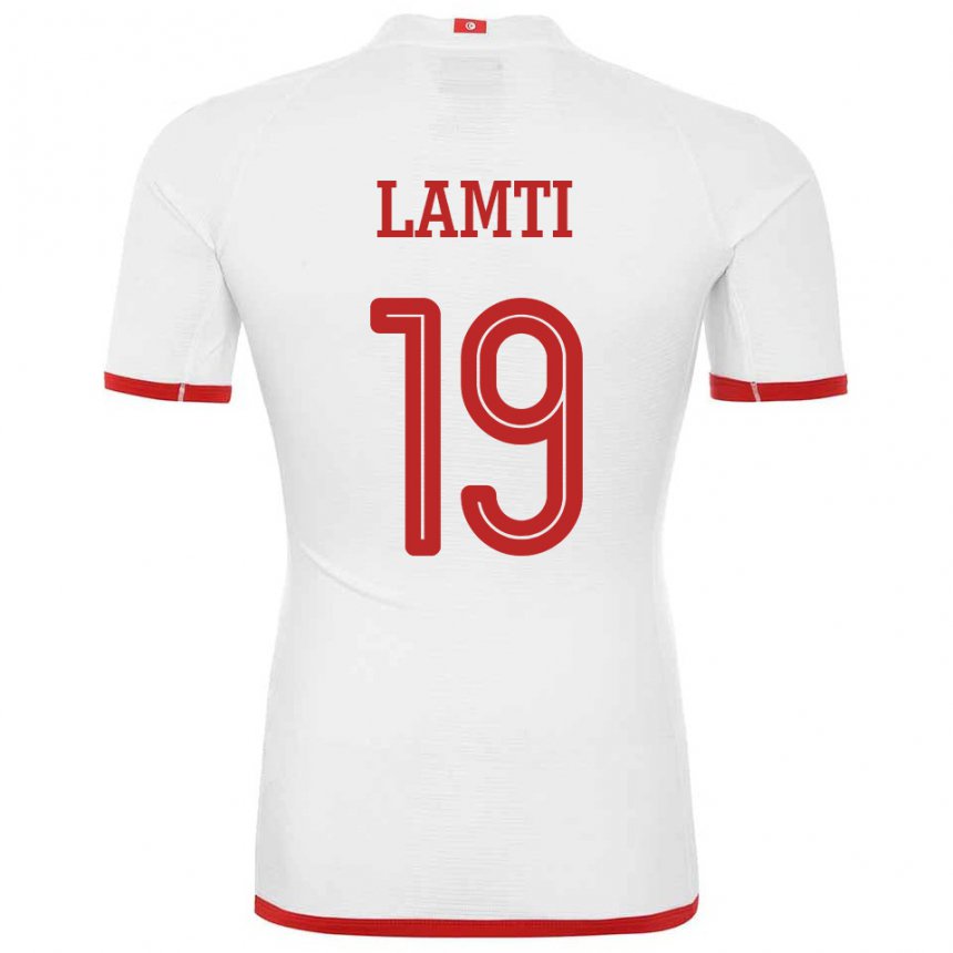 Damen Tunesische Chirine Lamti #19 Weiß Auswärtstrikot Trikot 22-24 T-shirt Österreich