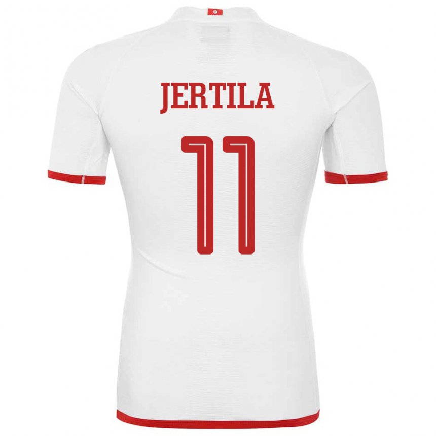 Damen Tunesische Hedi Jertila #11 Weiß Auswärtstrikot Trikot 22-24 T-shirt Österreich