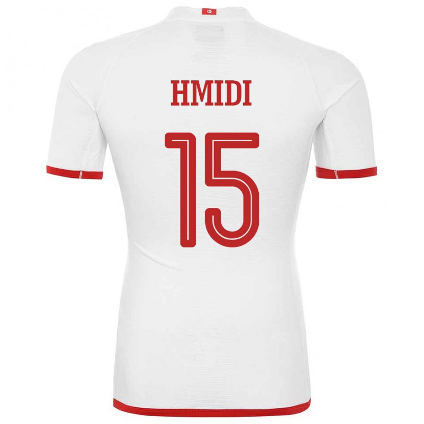 Damen Tunesische Makolm Hmidi #15 Weiß Auswärtstrikot Trikot 22-24 T-shirt Österreich