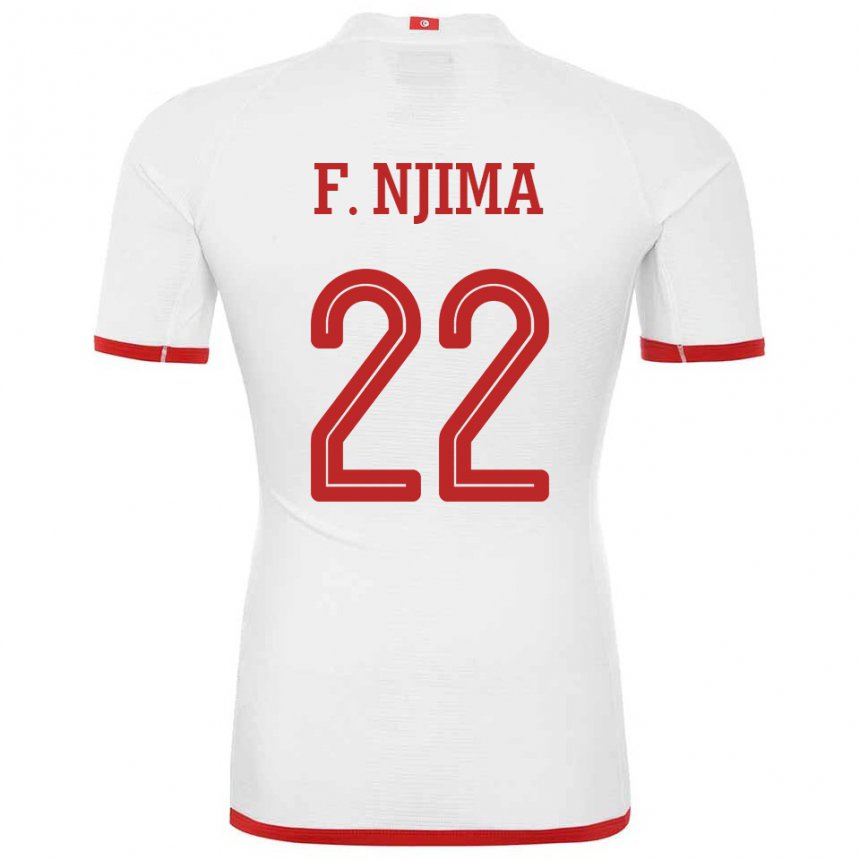 Damen Tunesische Firas Ben Njima #22 Weiß Auswärtstrikot Trikot 22-24 T-shirt Österreich