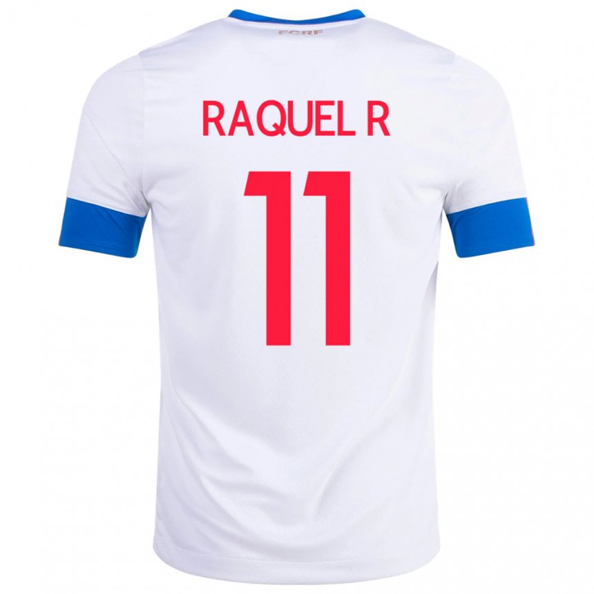 Damen Costa-ricanische Raquel Rodriguez #11 Weiß Auswärtstrikot Trikot 22-24 T-shirt Österreich