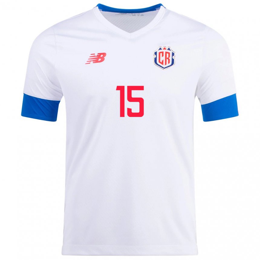 Damen Costa-ricanische Cristin Granados #15 Weiß Auswärtstrikot Trikot 22-24 T-shirt Österreich
