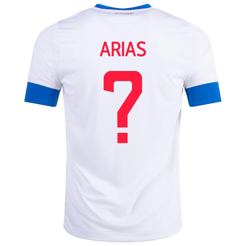 Damen Costa-ricanische Jose Arias #0 Weiß Auswärtstrikot Trikot 22-24 T-shirt Österreich