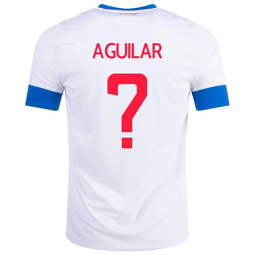Damen Costa-ricanische Deylan Aguilar #0 Weiß Auswärtstrikot Trikot 22-24 T-shirt Österreich