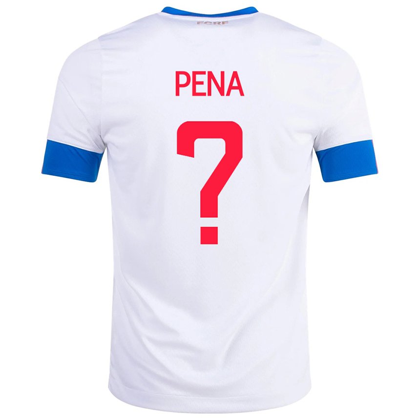 Damen Costa-ricanische Randy Pena #0 Weiß Auswärtstrikot Trikot 22-24 T-shirt Österreich