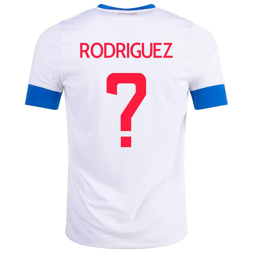 Damen Costa-ricanische Bradley Rodriguez #0 Weiß Auswärtstrikot Trikot 22-24 T-shirt Österreich