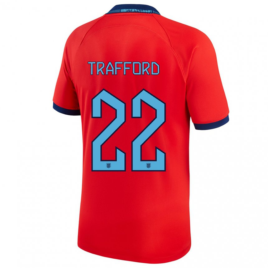 Damen Englische James Trafford #22 Rot Auswärtstrikot Trikot 22-24 T-shirt Österreich
