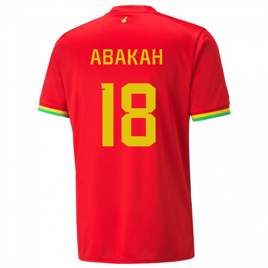 Damen Ghanaische Philomena Abakah #18 Rot Auswärtstrikot Trikot 22-24 T-shirt Österreich