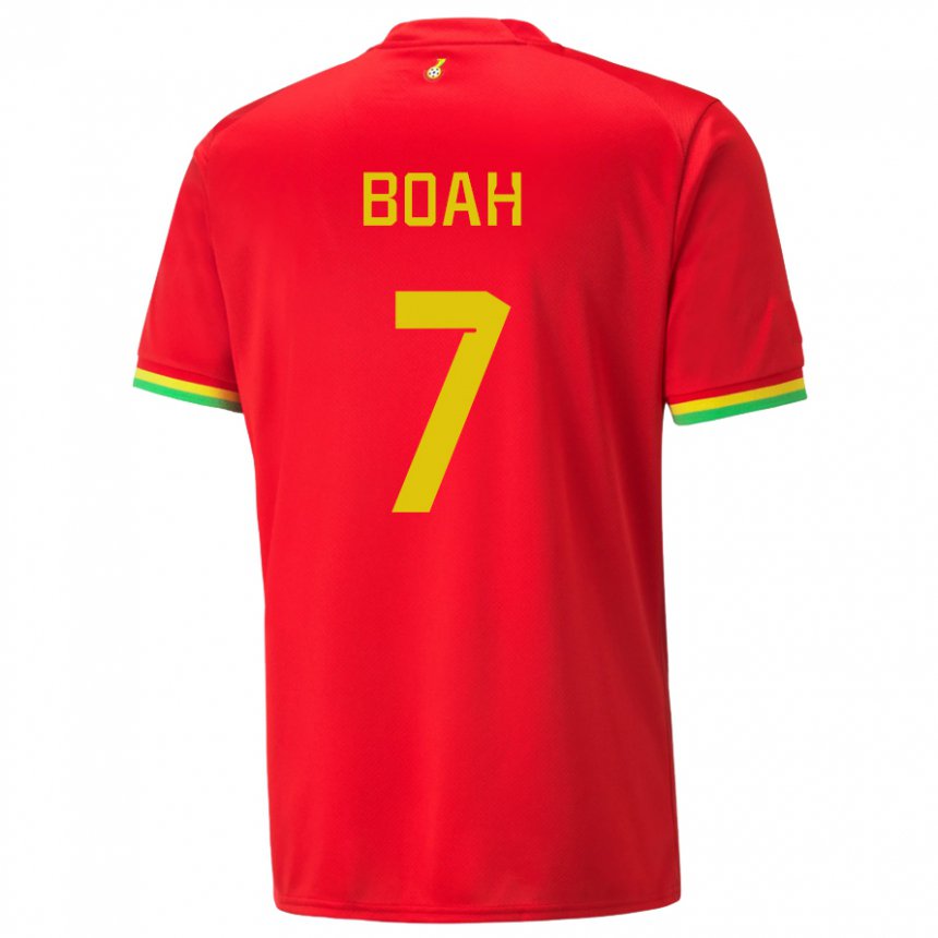 Damen Ghanaische Collins Boah #7 Rot Auswärtstrikot Trikot 22-24 T-shirt Österreich