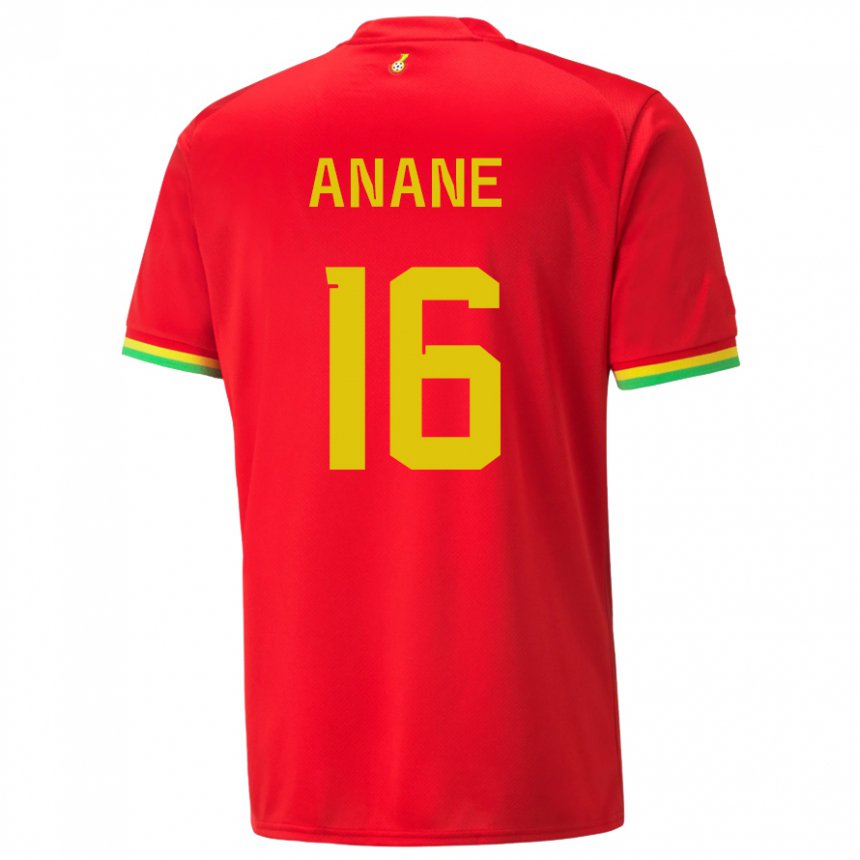 Damen Ghanaische Vincent Anane #16 Rot Auswärtstrikot Trikot 22-24 T-shirt Österreich