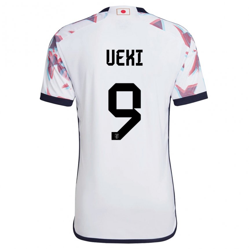 Damen Japanische Riko Ueki #9 Weiß Auswärtstrikot Trikot 22-24 T-shirt Österreich