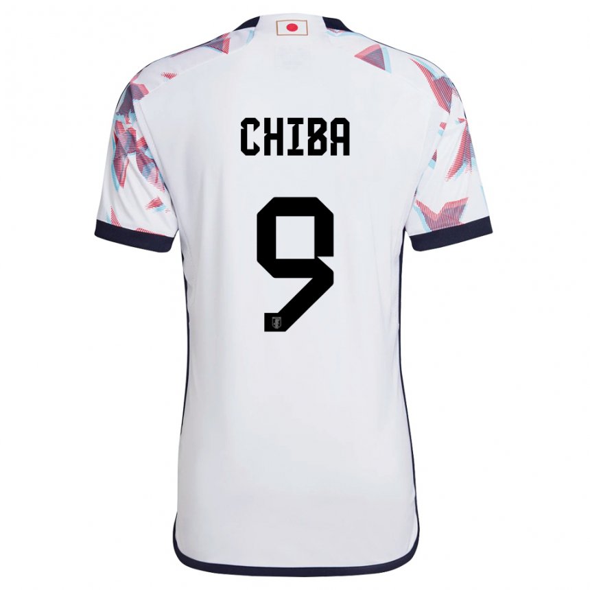 Damen Japanische Kanta Chiba #9 Weiß Auswärtstrikot Trikot 22-24 T-shirt Österreich