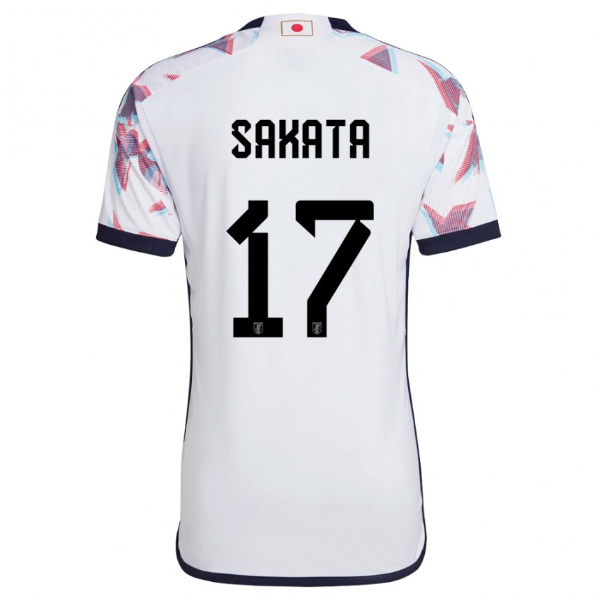 Damen Japanische Reiya Sakata #17 Weiß Auswärtstrikot Trikot 22-24 T-shirt Österreich