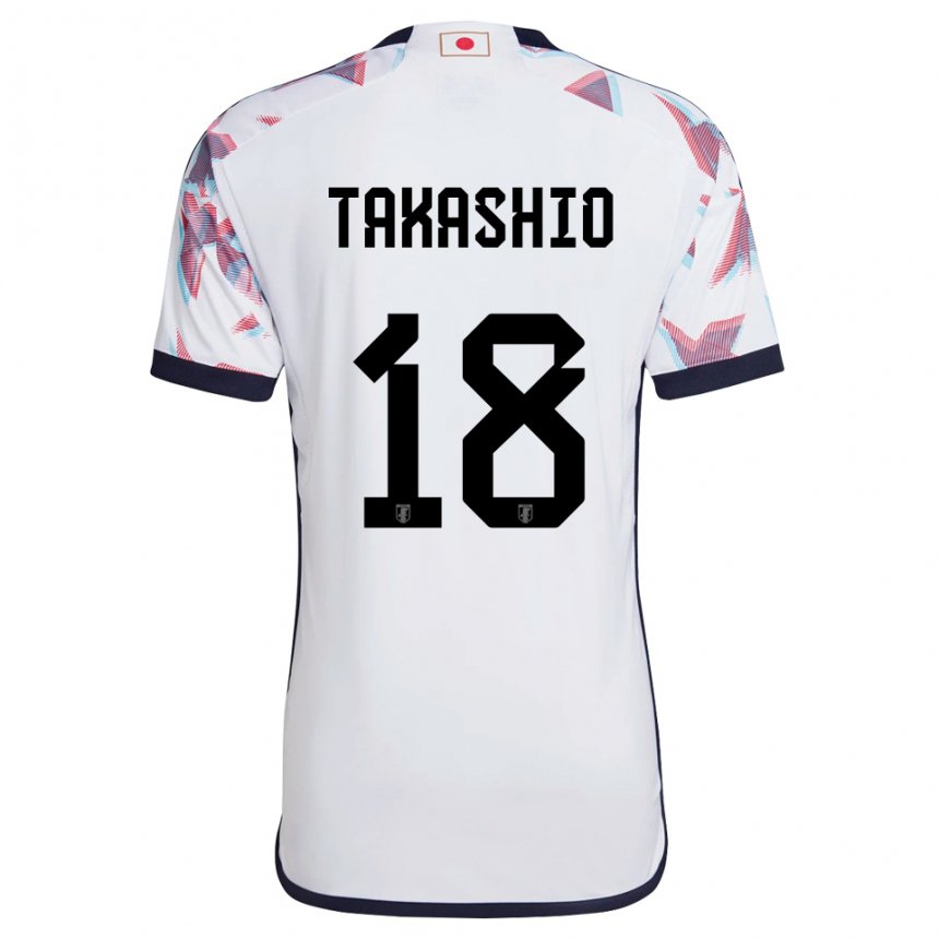 Damen Japanische Hayase Takashio #18 Weiß Auswärtstrikot Trikot 22-24 T-shirt Österreich