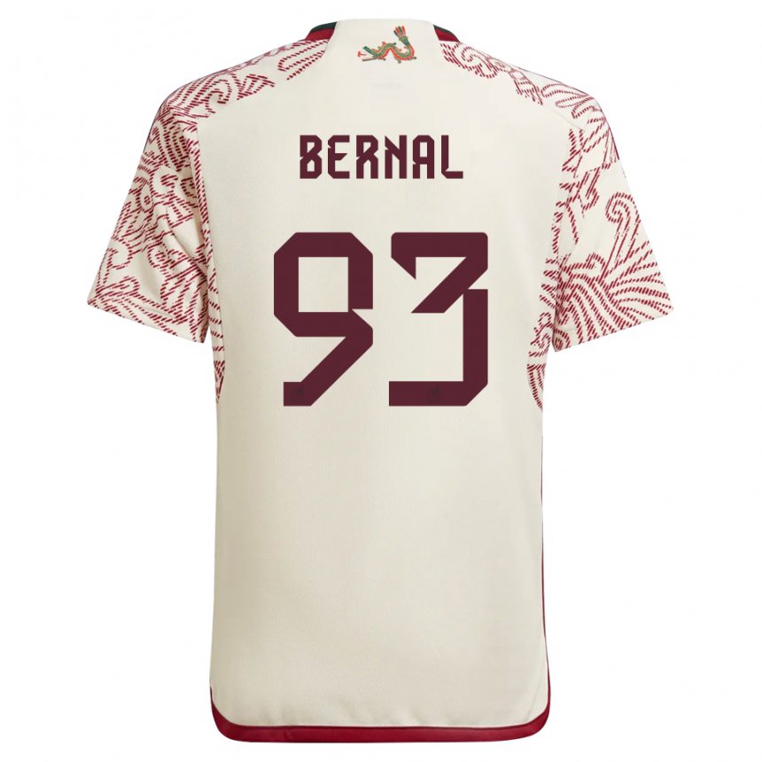 Damen Mexikanische Rebeca Bernal #93 Wunder Weiß Rot Auswärtstrikot Trikot 22-24 T-shirt Österreich