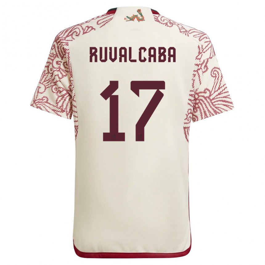 Damen Mexikanische Jorge Ruvalcaba #17 Wunder Weiß Rot Auswärtstrikot Trikot 22-24 T-shirt Österreich