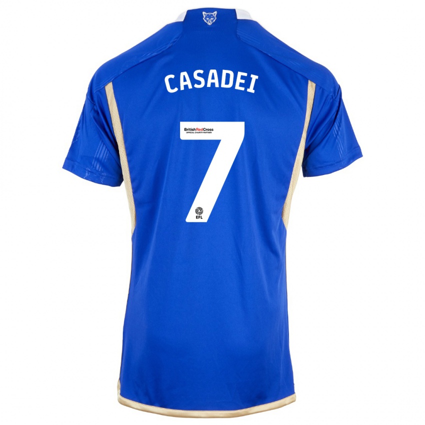 Kinder Cesare Casadei #7 Blau Heimtrikot Trikot 2023/24 T-Shirt Österreich