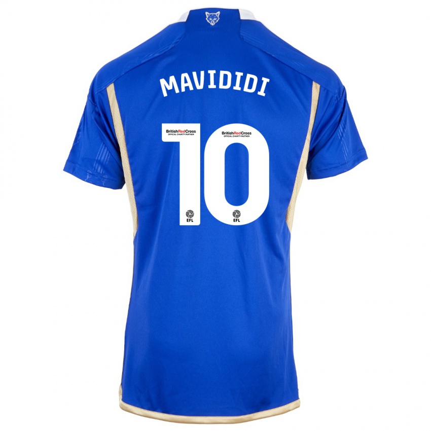 Kinder Stephy Mavididi #10 Blau Heimtrikot Trikot 2023/24 T-Shirt Österreich