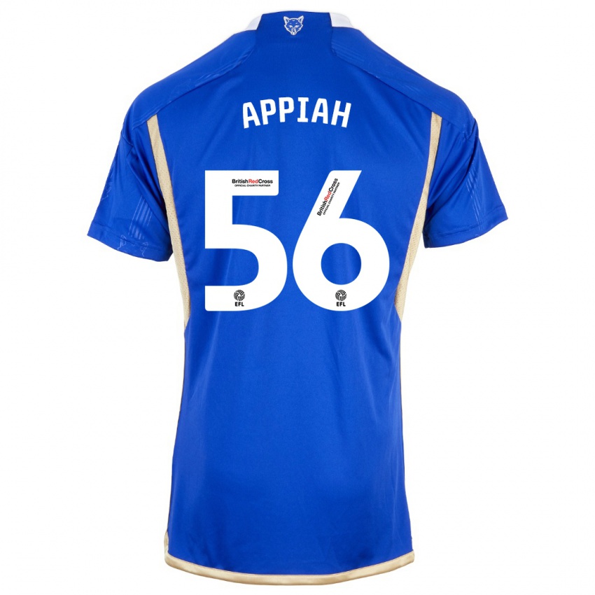 Kinder Paul Appiah #56 Blau Heimtrikot Trikot 2023/24 T-Shirt Österreich