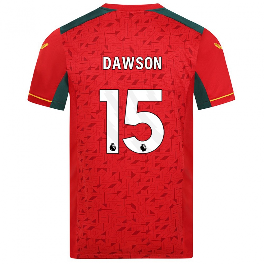 Kinder Craig Dawson #15 Rot Auswärtstrikot Trikot 2023/24 T-Shirt Österreich