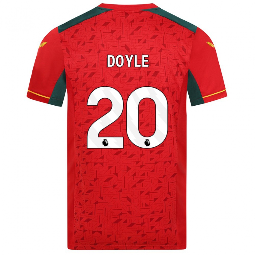 Kinder Tommy Doyle #20 Rot Auswärtstrikot Trikot 2023/24 T-Shirt Österreich