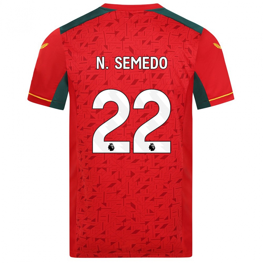 Kinder Nelson Semedo #22 Rot Auswärtstrikot Trikot 2023/24 T-Shirt Österreich
