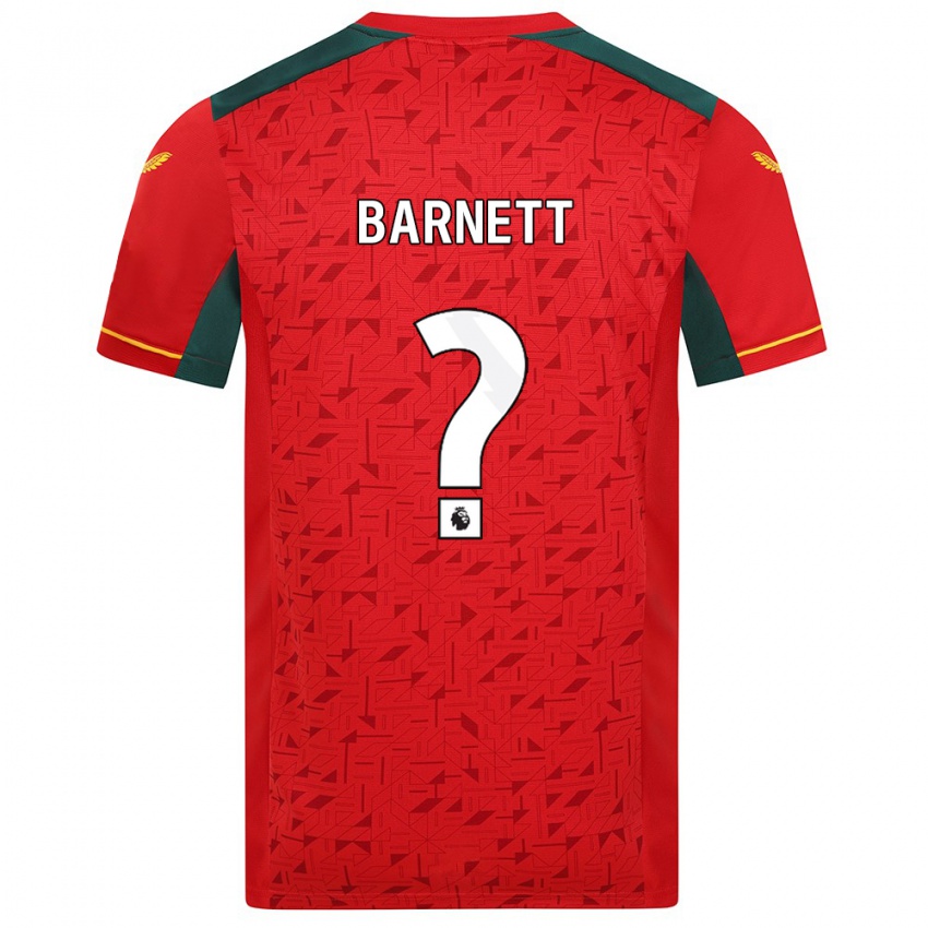 Kinder Ty Barnett #0 Rot Auswärtstrikot Trikot 2023/24 T-Shirt Österreich