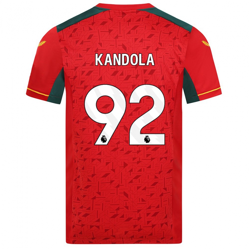 Kinder Kam Kandola #92 Rot Auswärtstrikot Trikot 2023/24 T-Shirt Österreich