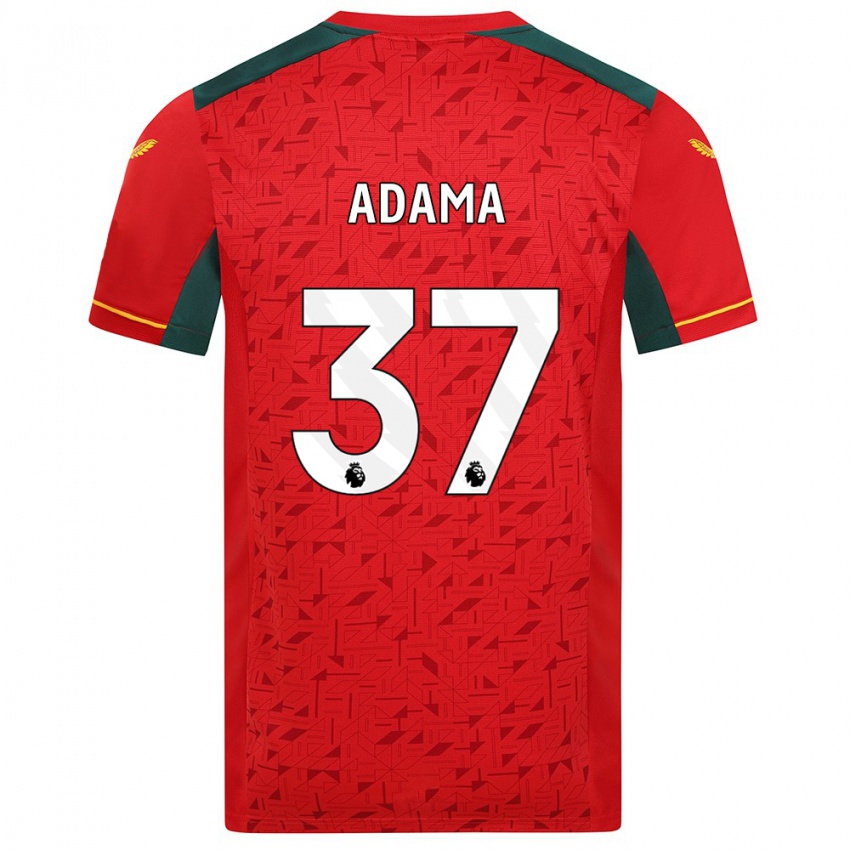 Kinder Adama Traore #37 Rot Auswärtstrikot Trikot 2023/24 T-Shirt Österreich