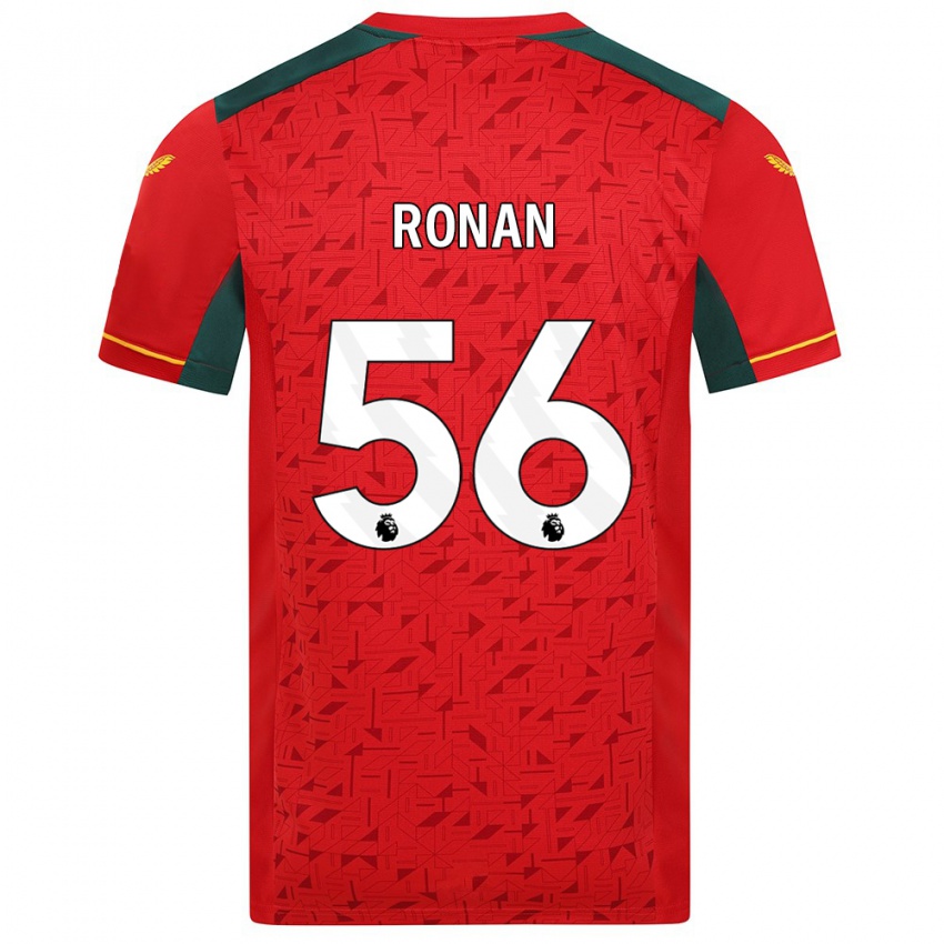 Kinder Connor Ronan #56 Rot Auswärtstrikot Trikot 2023/24 T-Shirt Österreich