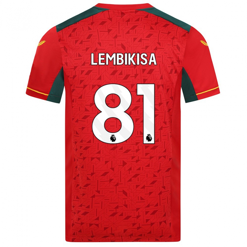 Kinder Dexter Lembikisa #81 Rot Auswärtstrikot Trikot 2023/24 T-Shirt Österreich