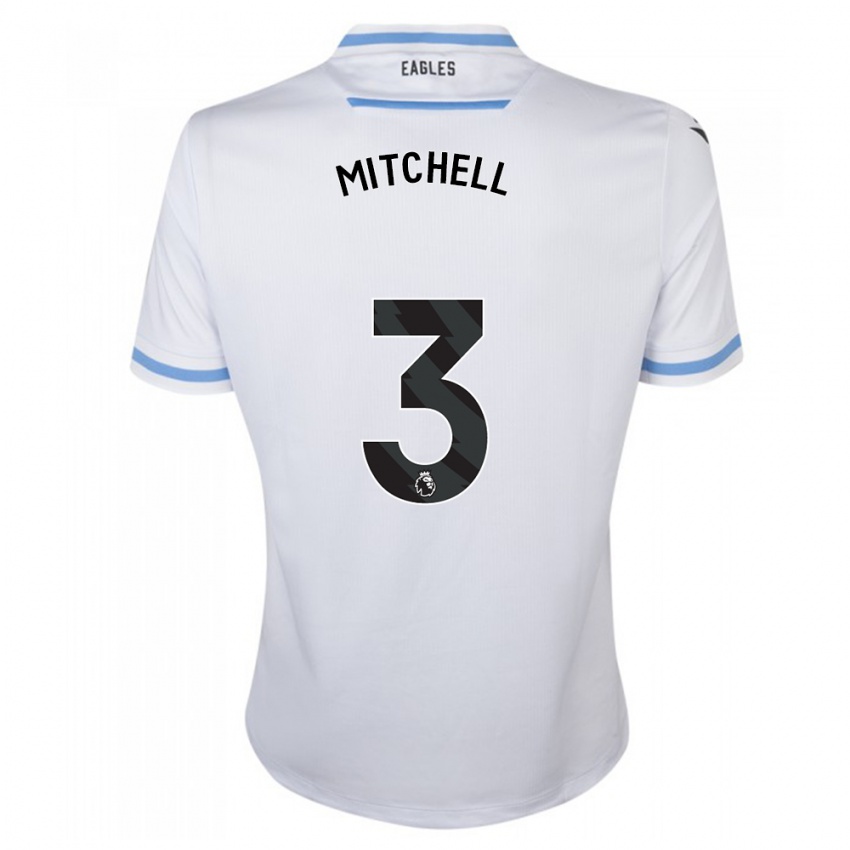 Kinder Tyrick Mitchell #3 Weiß Auswärtstrikot Trikot 2023/24 T-Shirt Österreich