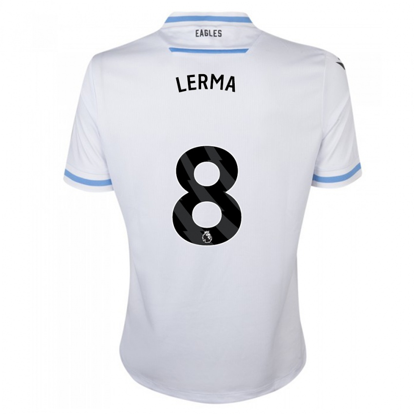 Kinder Jefferson Lerma #8 Weiß Auswärtstrikot Trikot 2023/24 T-Shirt Österreich