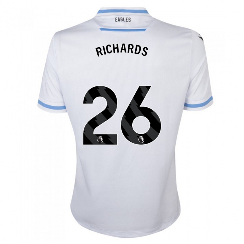 Kinder Chris Richards #26 Weiß Auswärtstrikot Trikot 2023/24 T-Shirt Österreich