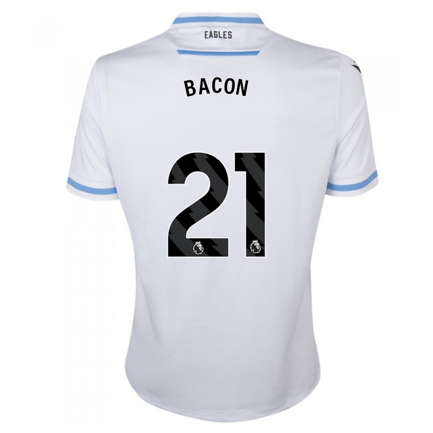Kinder Skye Bacon #21 Weiß Auswärtstrikot Trikot 2023/24 T-Shirt Österreich