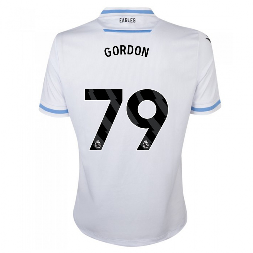 Kinder John-Kymani Gordon #79 Weiß Auswärtstrikot Trikot 2023/24 T-Shirt Österreich