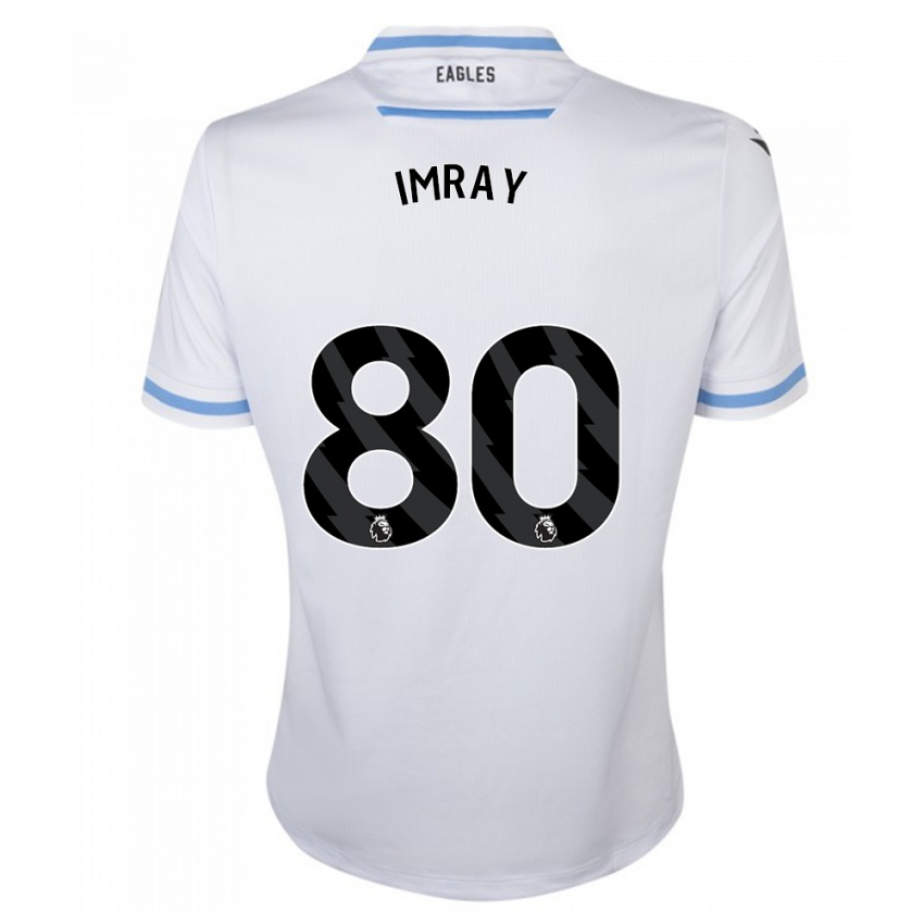 Kinder Danny Imray #80 Weiß Auswärtstrikot Trikot 2023/24 T-Shirt Österreich