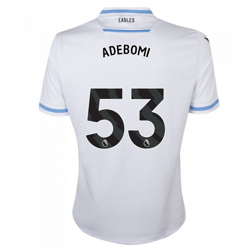 Kinder Ademola Ola Adebomi #53 Weiß Auswärtstrikot Trikot 2023/24 T-Shirt Österreich